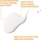 "Invisible Fluid SPF 50 Ultra-Lightweight Sunscreen with Broad-Spectrum Protection, Water-Resistant Formula, Non-Comedogenic, Suitable for All Skin Types."