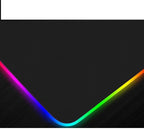 Gaming Mouse Pad, RGB LED Mouse Pad –Soft Surface, Anti-Slip Rubber Base, Mat with 10 Lighting Modes
