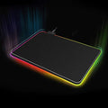 Gaming Mouse Pad, RGB LED Mouse Pad –Soft Surface, Anti-Slip Rubber Base, Mat with 10 Lighting Modes