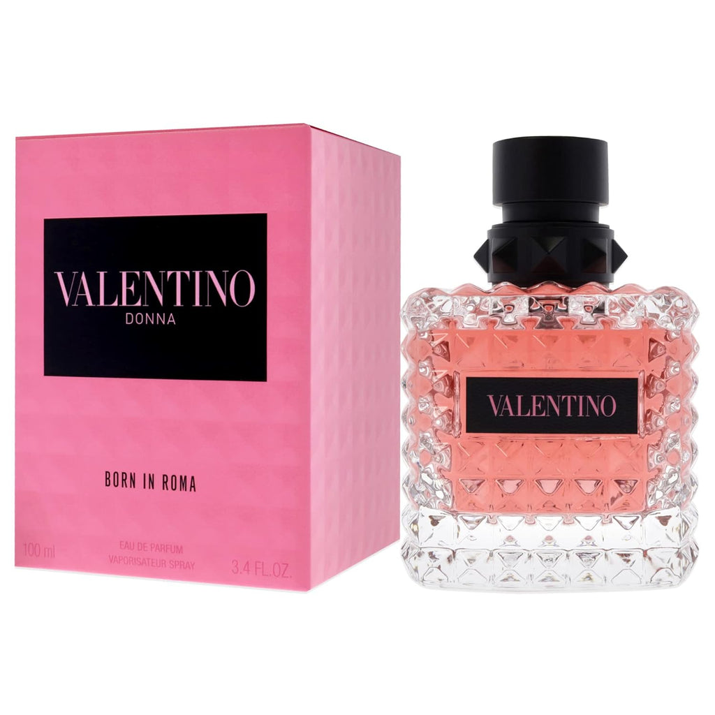 Valentino Donna Born In Roma EDP Spray Women 3.4 oz ( Pink, Yellow And Black )