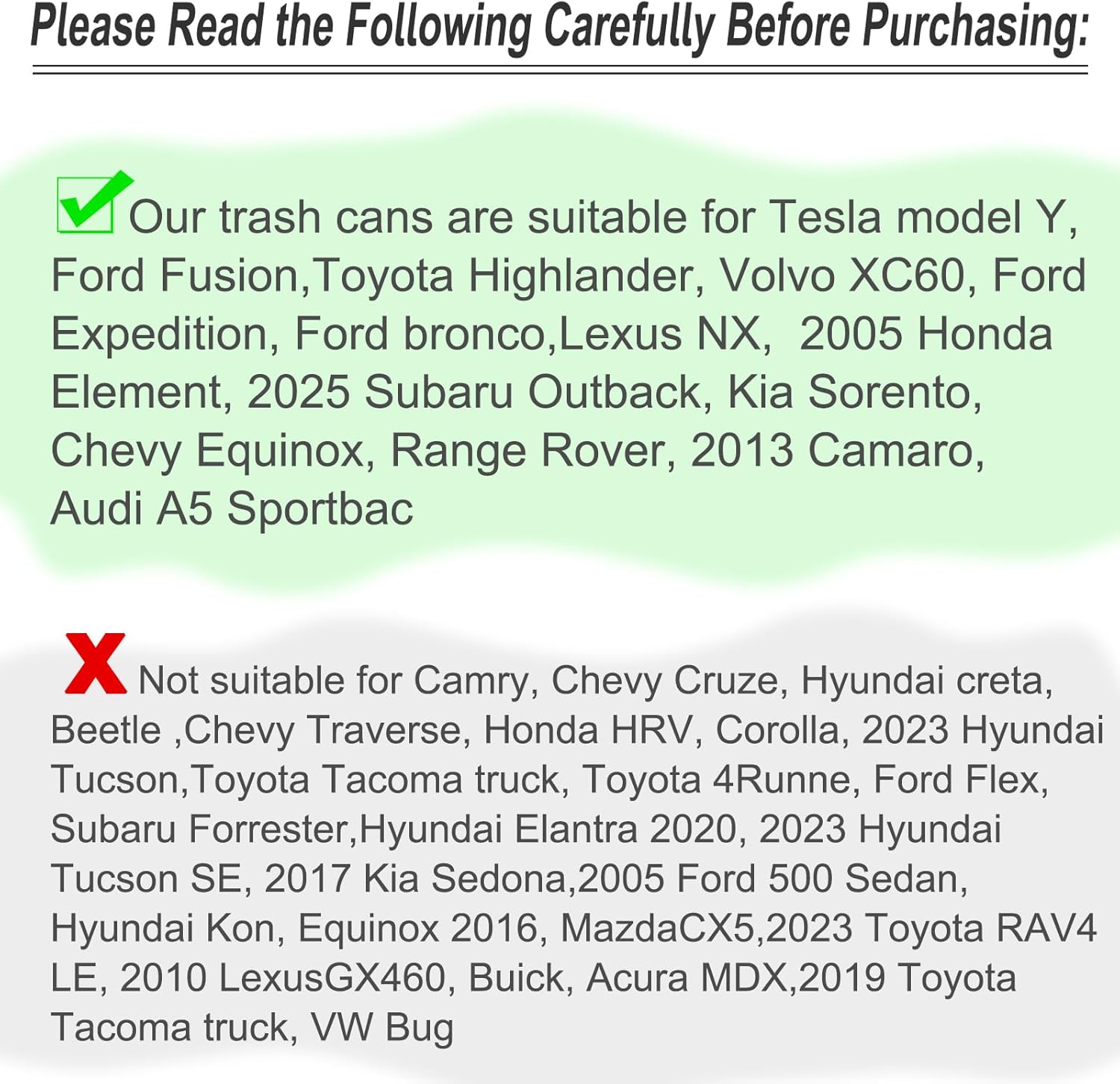 Car Trash Can with Lid, Mini Auto Dustbin Garbage Organizer with 30 Pcs Plastic Trash Bag, Automotive Garbage Container Bin for Vehicle, Home, Office