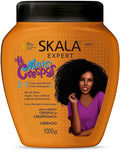 SKALA Expert More Curly 2-in-1 Hair Treatment with Argan, Coconut & Patauá Oil, 1kg jar. SKALA Expert 2-in-1 product for use as a hair mask or conditioner, enriched with natural oils.
