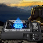 Portable Gas Stove – Lightweight Dual Fuel Stove with Piezo Ignition & Safety Features