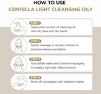  "SKIN1004 Madagascar Centella Light Cleansing Oil, a gentle makeup remover in a 200ml bottle."
