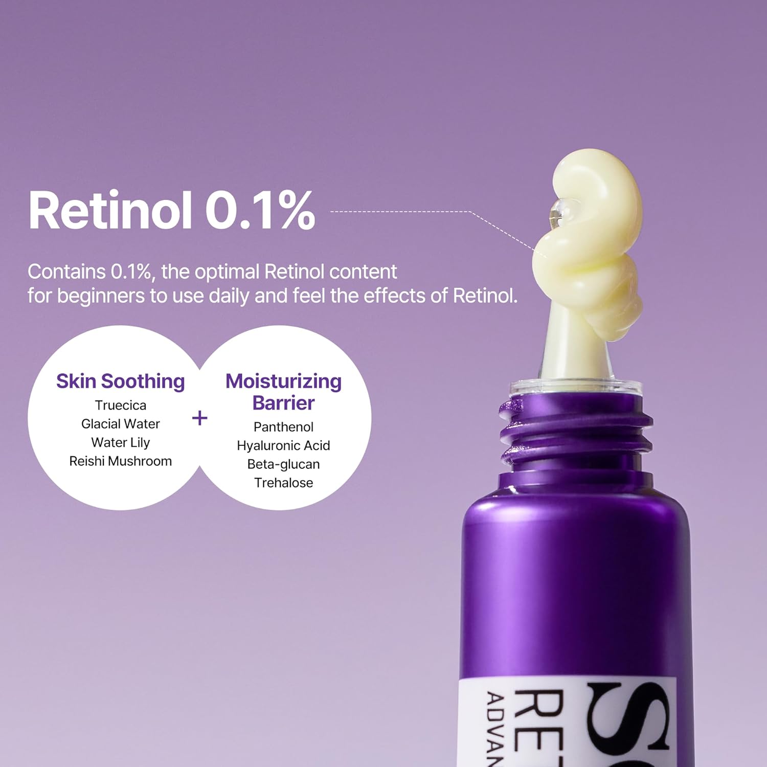 "SOME BY MI Retinol Intense Advanced Triple Action Eye Cream & Serum in sleek packaging."