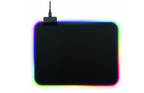 Gaming Mouse Pad, RGB LED Mouse Pad –Soft Surface, Anti-Slip Rubber Base, Mat with 10 Lighting Modes