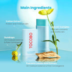 Tocobo Cotton Soft Sun Stick SPF50+ PA++++, 19g, with lightweight, portable design.